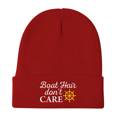 Boat Hair Don't Care Knit Beanie - TheBoatersBay