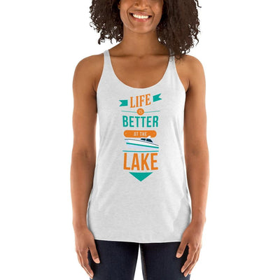 Life at the Lake Women's Racerback Tank - TheBoatersBay