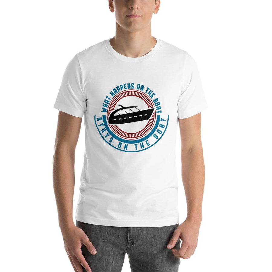 Boating Rules Short-Sleeve Unisex T-Shirt - White