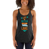 Life at the Lake Women's Racerback Tank - TheBoatersBay