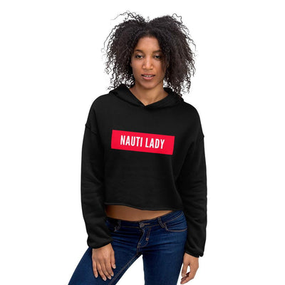 Classic NautiLady Crop Hoodie - TheBoatersBay