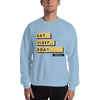 Eat Sleep Boat Repeat Lifestyle Men's Sweatshirt - TheBoatersBay