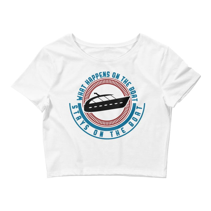 Boating Rules Women’s Crop Tee - TheBoatersBay