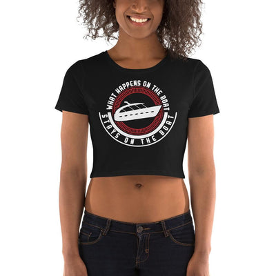 Boating Rules Women’s Crop Tee - TheBoatersBay